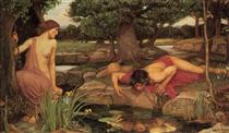 Echo und Narcissus - John William Waterhouse