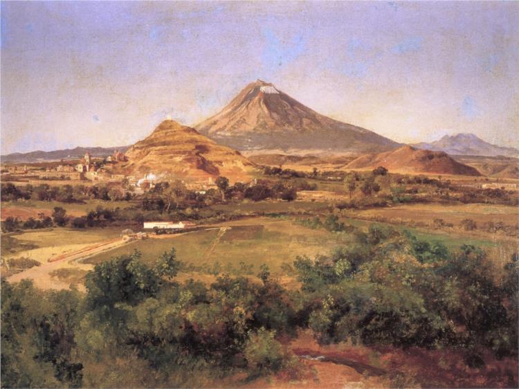Popocatépetl e Iztaccihuatl - Jose Maria Velasco