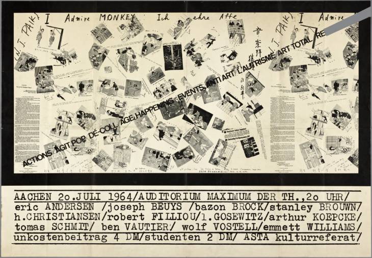Action, Agit-Pop, De-Coll/age, Happenings, Events, L'Autrisme, Art Total, Re-Fluxus, 1964 - Joseph Beuys