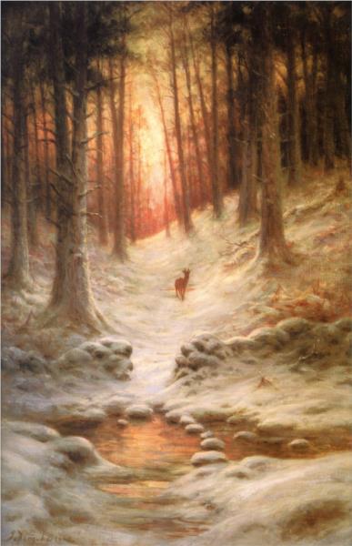 In Deep Mid Winter - Joseph Farquharson