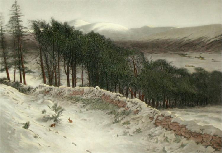 Where Winter Holds its Sway - Joseph Farquharson