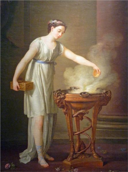 A Ateniense Virtuosa, 1762 - Joseph-Marie Vien