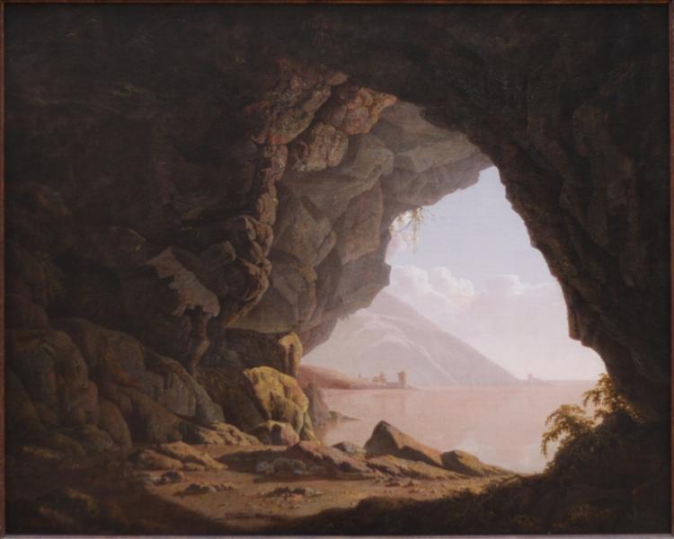 Cavern, Near Naples, 1774 - Джозеф Райт