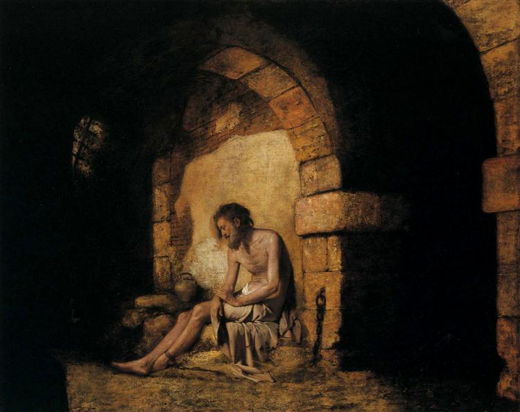 The Captive, from Sterne, 1774 - Joseph Wright