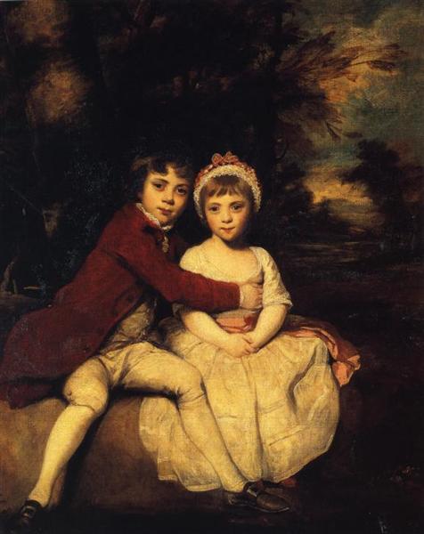 John Parker and his Sister Theresa, 1779 - 約書亞·雷諾茲