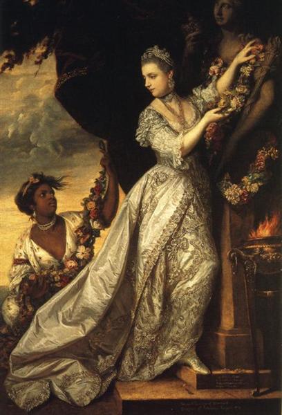 Lady Elizabeth Keppel, 1761 - Джошуа Рейнольдс
