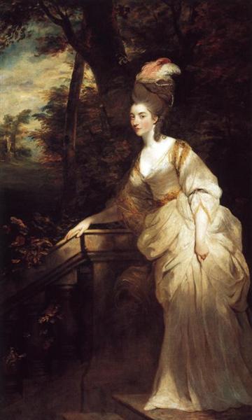 Portrait of Georgiana, Duchess of Devonshire, 1775 - 1776 - 約書亞·雷諾茲