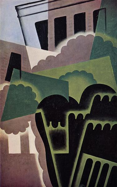 Landscape, 1917 - Хуан Грис