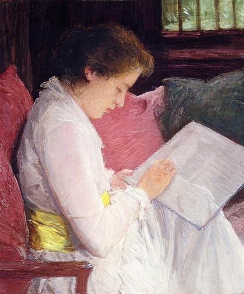The Lace Maker, 1915 - Джулиан Олден Вейр