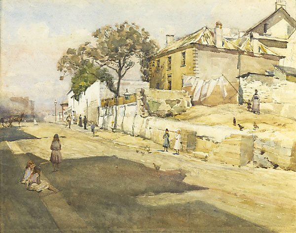 Old houses, Cumberland Street, 1901 - Джулиан Эштон