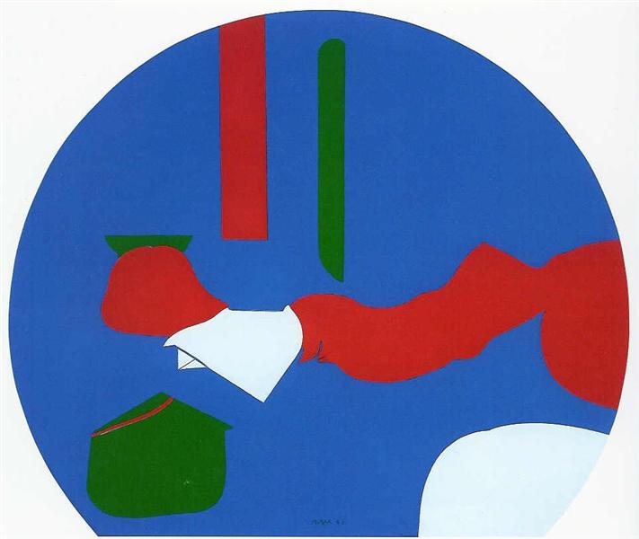 Odalisca com Escrava II, segundo Ingres, 1969 - Жуліо Помар