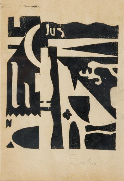 Xilografia, 1919 - Julius Evola
