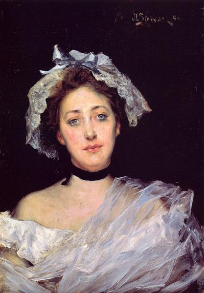 An English Lady, 1896 - Julius Stewart