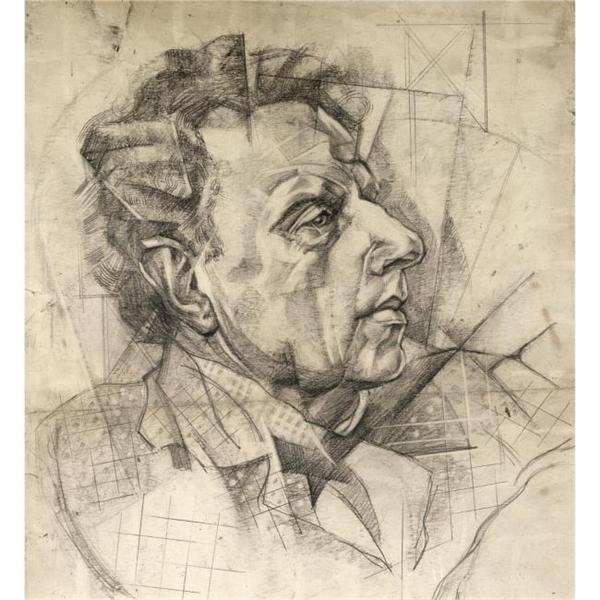 Portrait of Vsevolod Meyerhold - Juri Pawlowitsch Annenkow