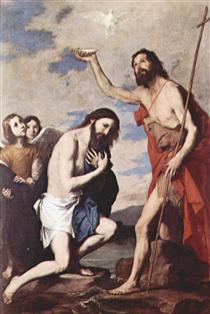 Baptism of Jesus - Хосе де Рибера