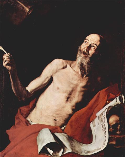 St. Jerome and the Trumpet of Doom, 1637 - Jusepe de Ribera