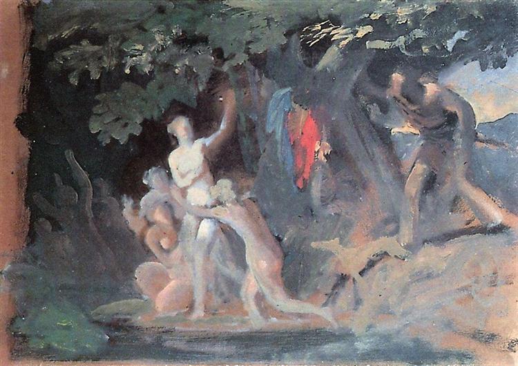 Hylas and the Nymphs, 1827 - Karl Briulov