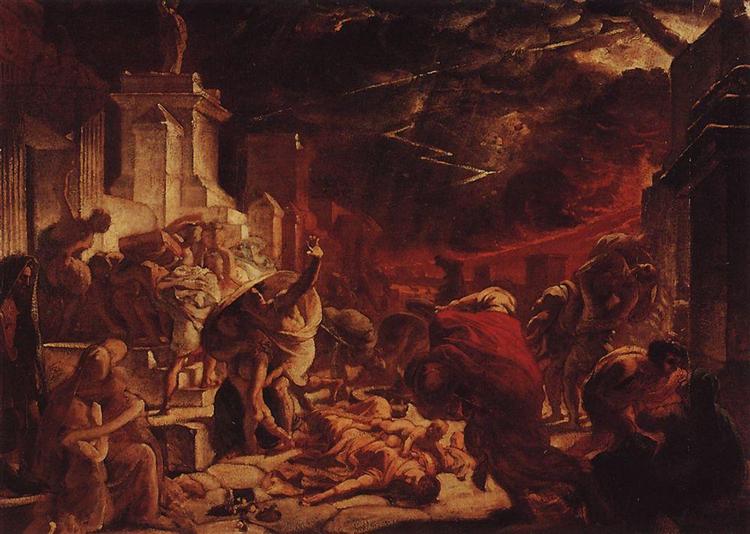 Последний день Помпеи, 1828 - Карл Брюллов - WikiArt.org