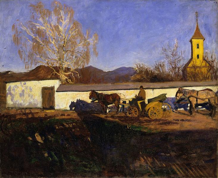 Evening in March, 1902 - Károly Ferenczy