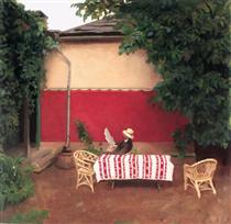 Red Wall - Karoly Ferenczy