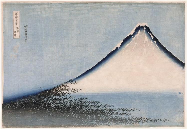 Fuji Blue - Katsushika Hokusai