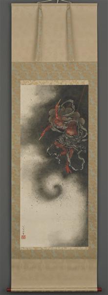 Thunder god, Edo period, 1847 - Hokusai