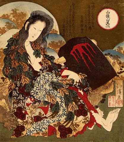 Yama-uba - Hokusai