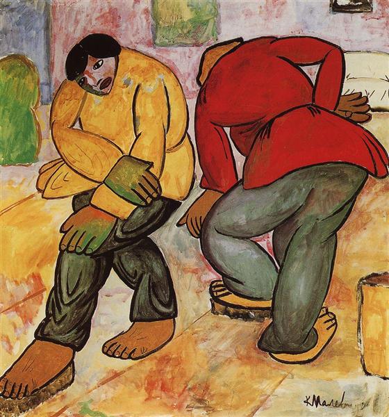 Floor Polishers, 1912 - Kazimir Malevich