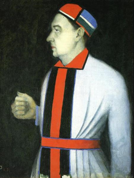 Portrait of Man, 1933 - Kasimir Sewerinowitsch Malewitsch