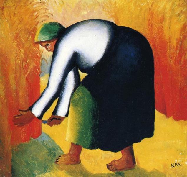 Жница, 1929 - Казимир Малевич
