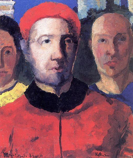 Triple portrait, 1933 - Kasimir Sewerinowitsch Malewitsch