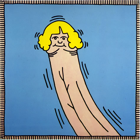 Debbie Dick, 1984 - Keith Haring