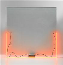 Lit square - Keith Sonnier
