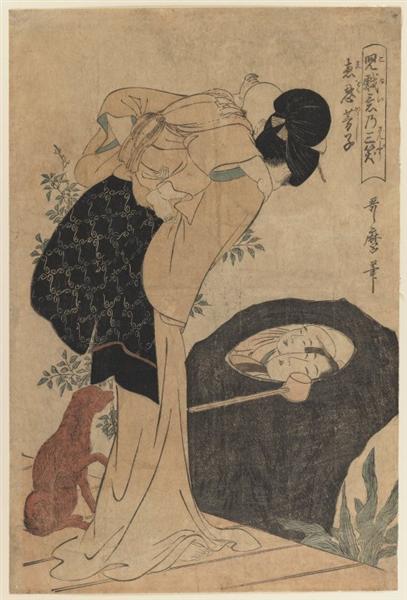 Woman and Child, 1797 - 1803 - Utamaro