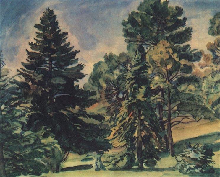 Алупкинский парк, 1924 - Константин Богаевский