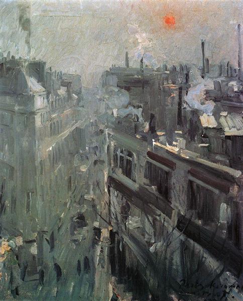 Париж. Утро, 1906 - Константин Коровин