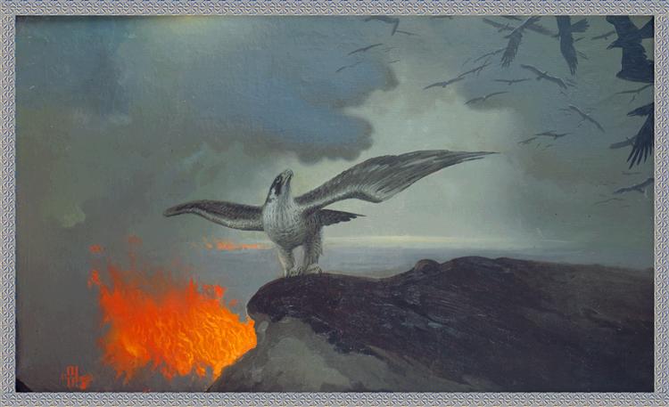 Fires are burning, 1973 - Konstantín Vasíliev