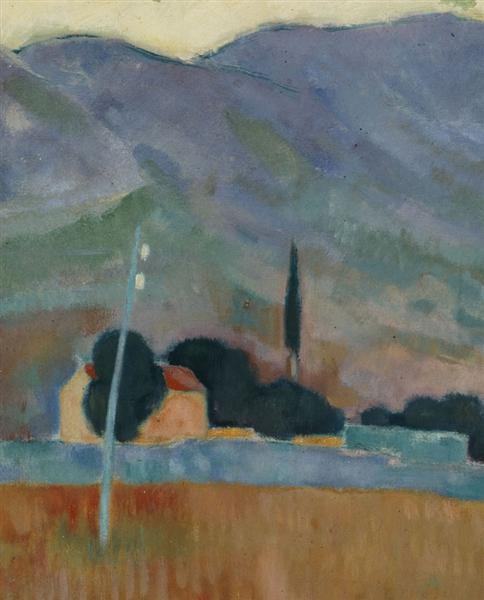 Landscape, c.1909 - c.1911 - Константинос Партенис