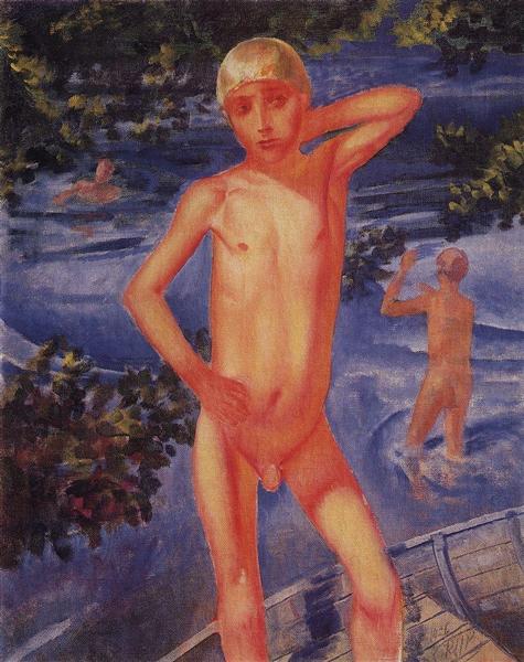 Bathing boys, 1926 - Kuzma Petrov-Vodkin