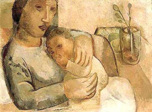Maternidade, 1931 - Лазар Сегал
