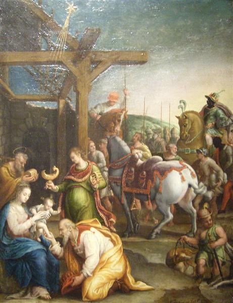 The Adoration of the Magi, 1560 - Лавиния Фонтана