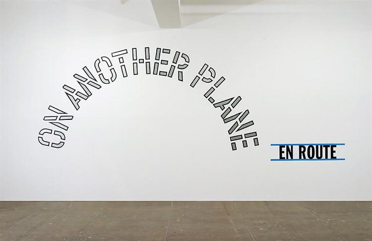 En Route: On Another Plane, 2005 - Lawrence Weiner