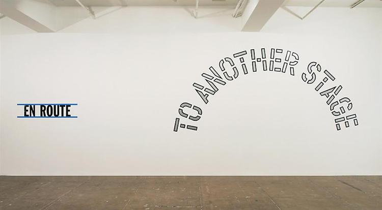 En Route: To Another Stage, 2005 - Lawrence Weiner