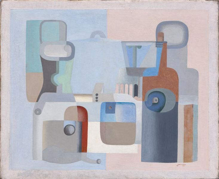 Still Life Filled with Space, 1924 - Ле Корбюзье