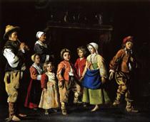 Dance of the children - Brüder Le Nain