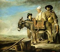 Family of milk seller - Hermanos Le Nain