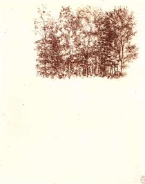 Birch copse - Леонардо да Винчи