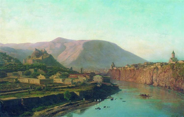 Old Tbilisi, 1868 - Лев Лагоріо