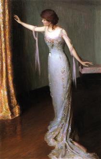 Lady in an Evening Dress - Lilla Cabot Perry