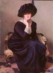 The Black Hat - Lilla Cabot Perry